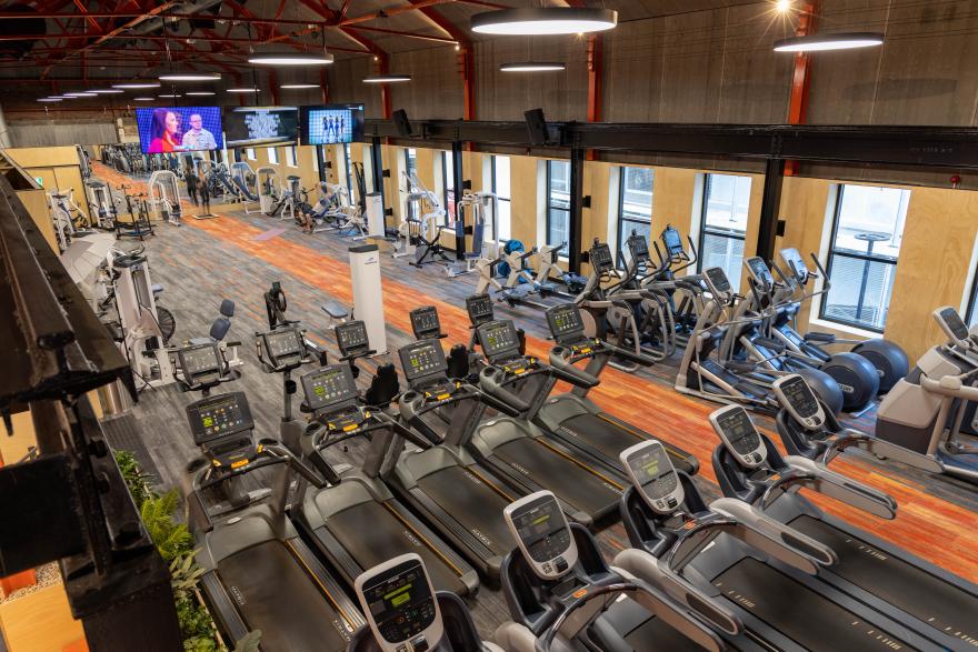 Gym facilities at All Aerobics Fitness