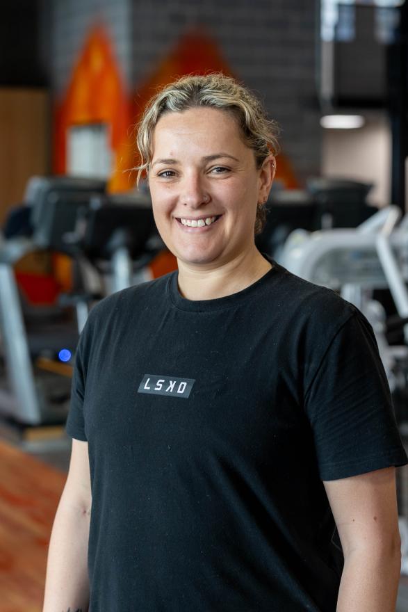 Morgan North at All Aerobics Fitness in Hobart