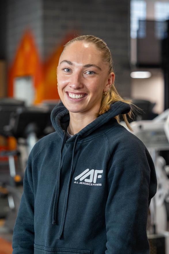 Bec Heald at All Aerobics Fitness in Hobart