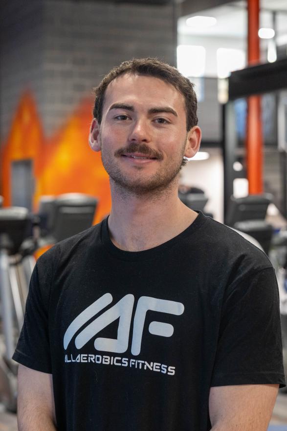 Jacob Downie at All Aerobics Fitness in Hobart