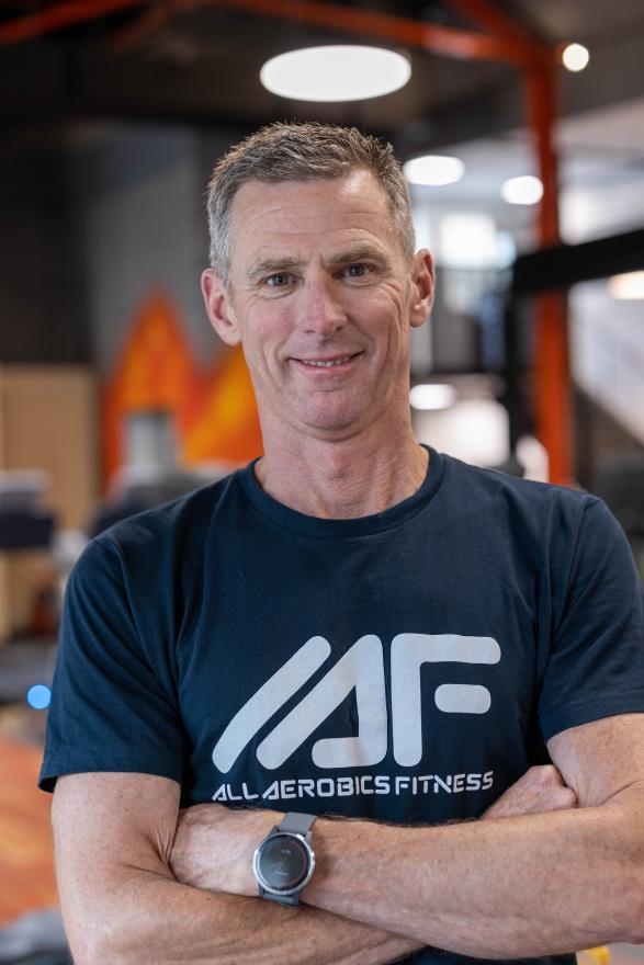 Terry Moore at All Aerobics Fitness in Hobart