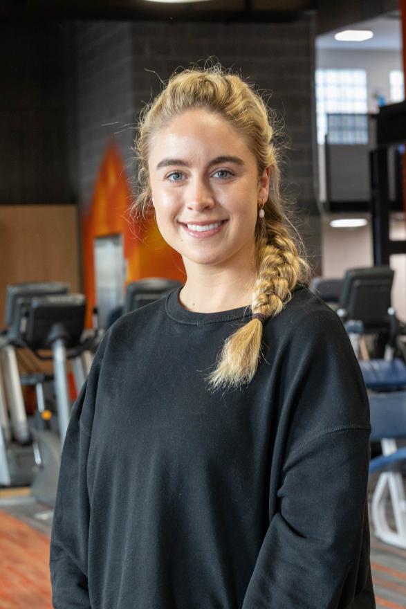 Lilly Rasmussen at All Aerobics Fitness in Hobart