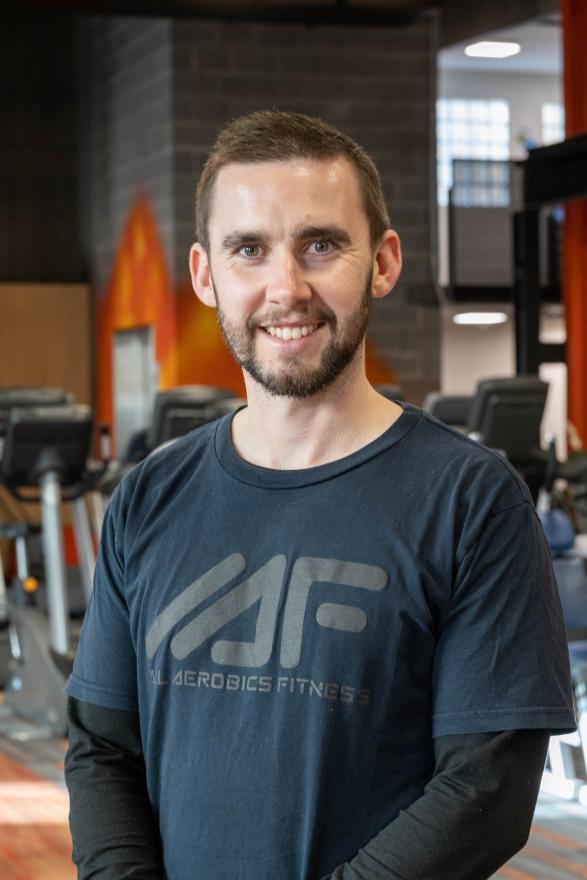 Daniel Thurley at All Aerobics Fitness in Hobart